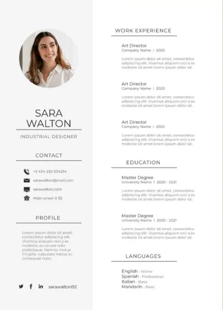 Resume example