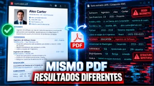 El currículum que el software no consigue leer