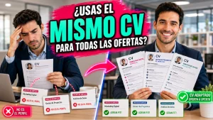 ¿Usas el mismo currículum para todas las ofertas? Aprende a personalizarlo