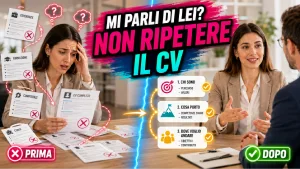 Come rispondere a “Mi parli di lei” senza ripetere il CV